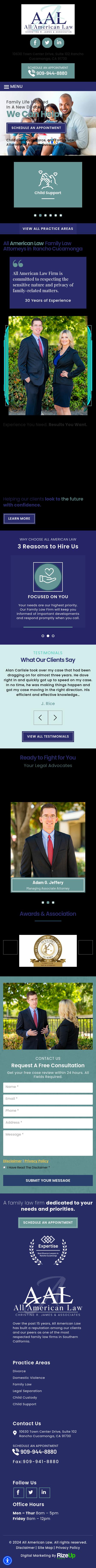 All American Law - Rancho Cucamonga CA Lawyers